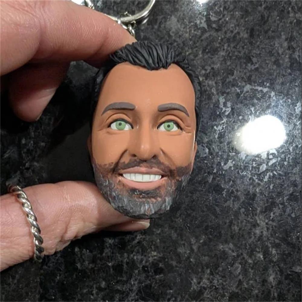 Custom Keychain Bobbleheads Sculpted From Photo