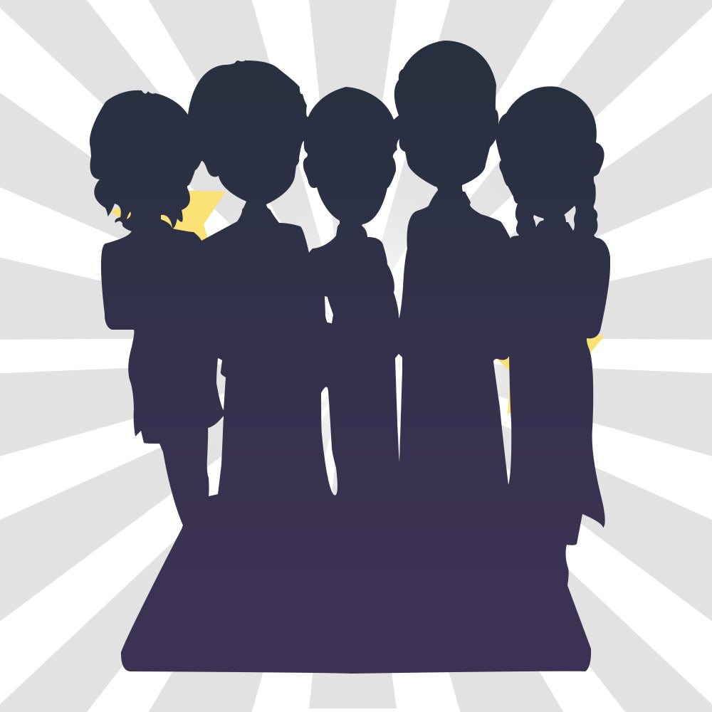 Fully Customizable 5 person Custom Bobbleheads
