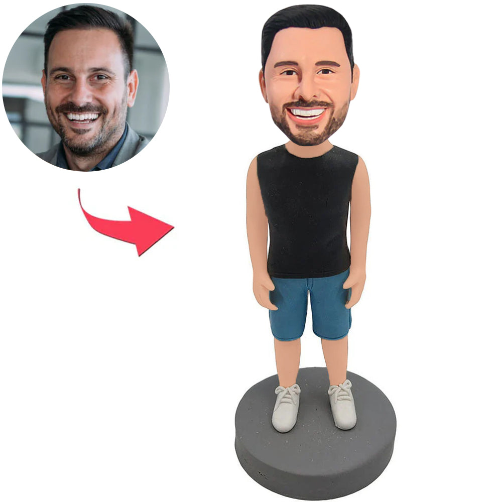 Custom Bobbleheads Modern Casual Man