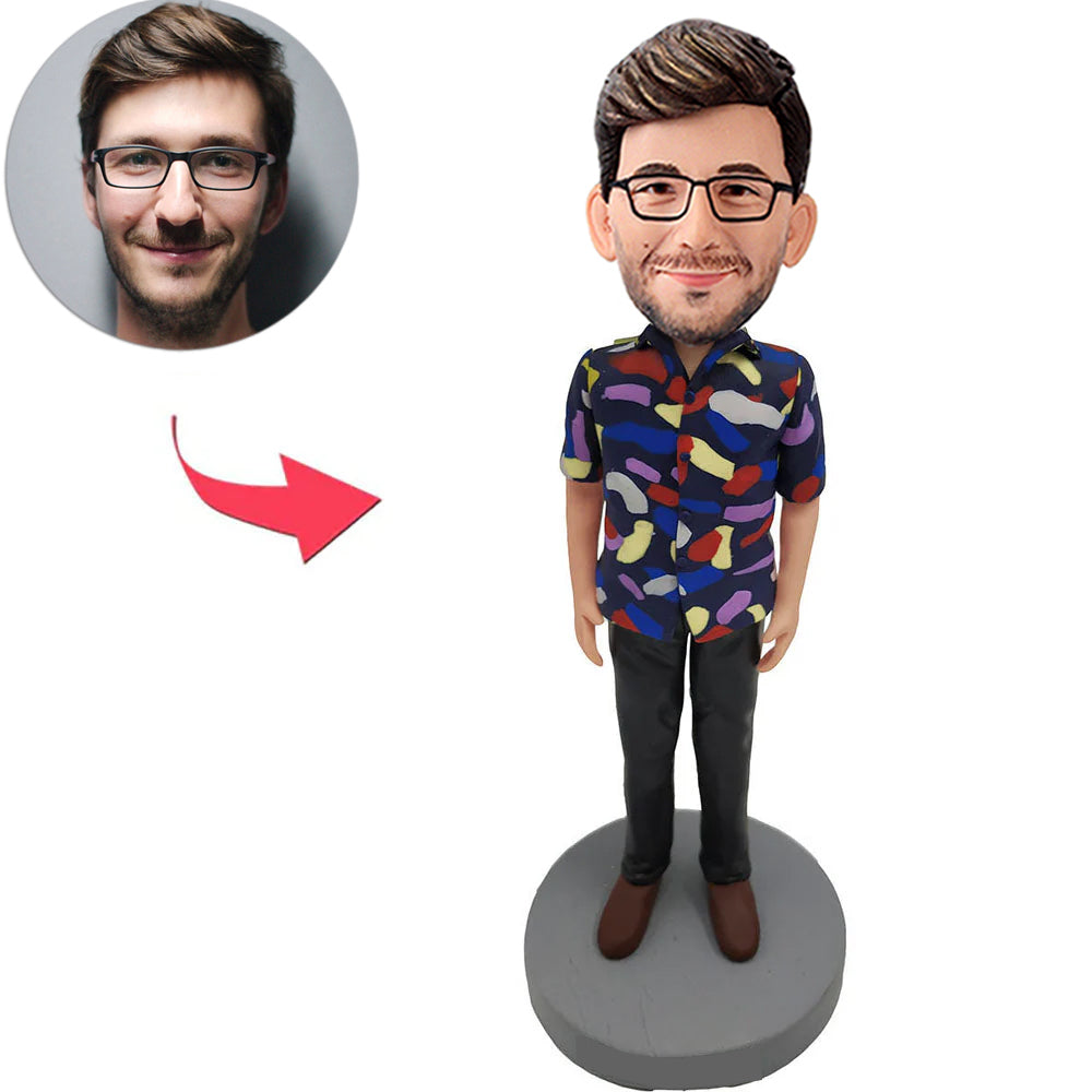 Custom Bobbleheads Hawaii Shirt Man