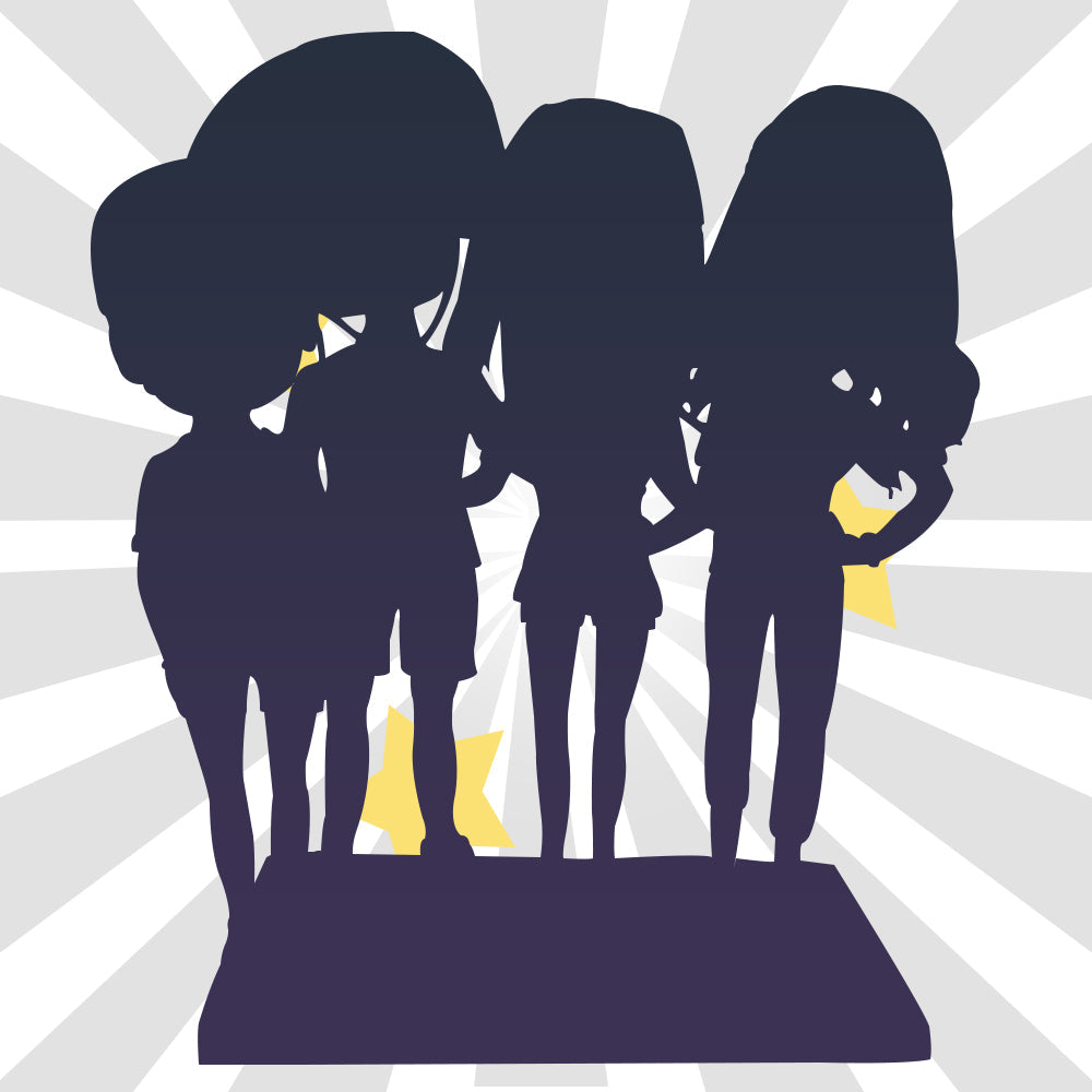Fully Customizable 4 person Custom Bobbleheads