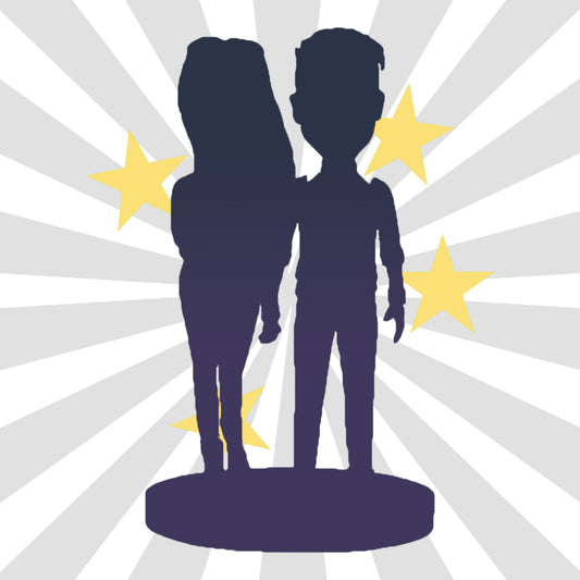 Fully Customizable 2 Person Custom Bobbleheads