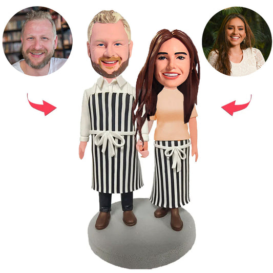 Chef Couple Custom Bobblehead