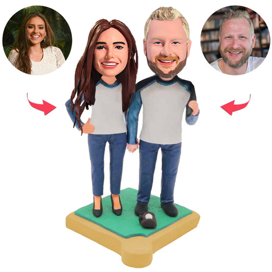 Golf Couple Custom Bobblehead