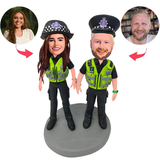 Couple Police Custom Bobblehead