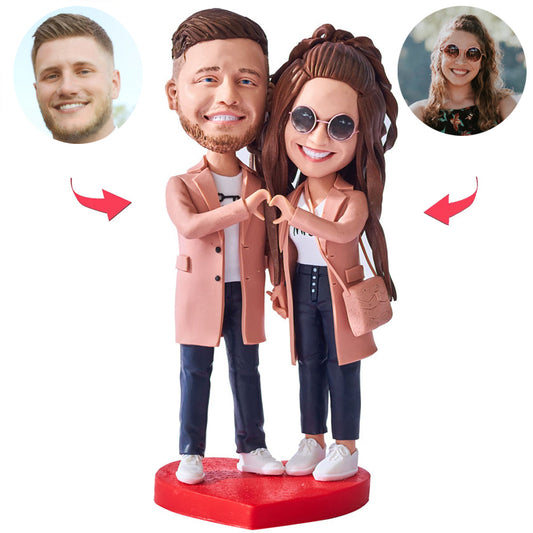 Happy Couple Clothes Custom Bobbleheads