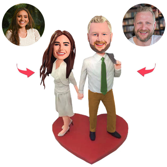 Business Happy Couple Custom Bobblehead
