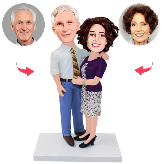 Business Old Couple Custom Bobbleheads