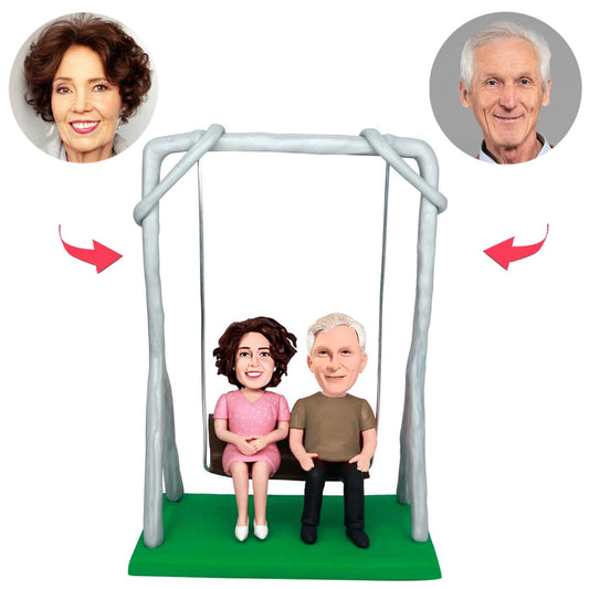 Swing Old Couple Custom Bobbleheads