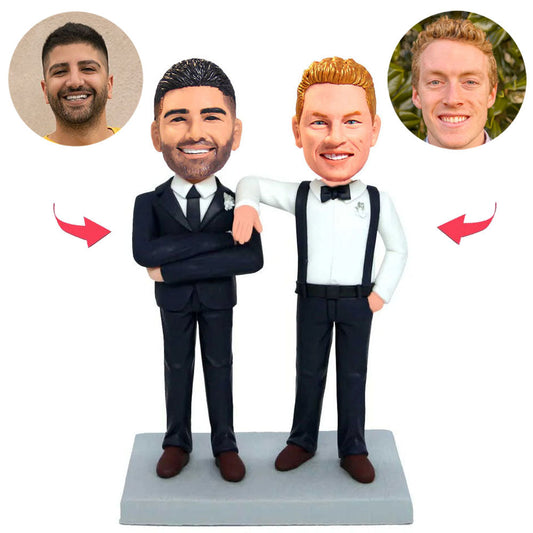 Groomsmen and Bridegroom Custom Bobblehead