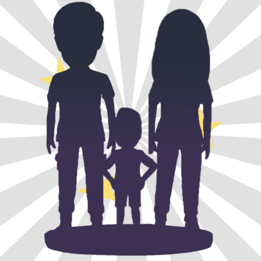 Fully Customizable 3 person Custom Bobbleheads