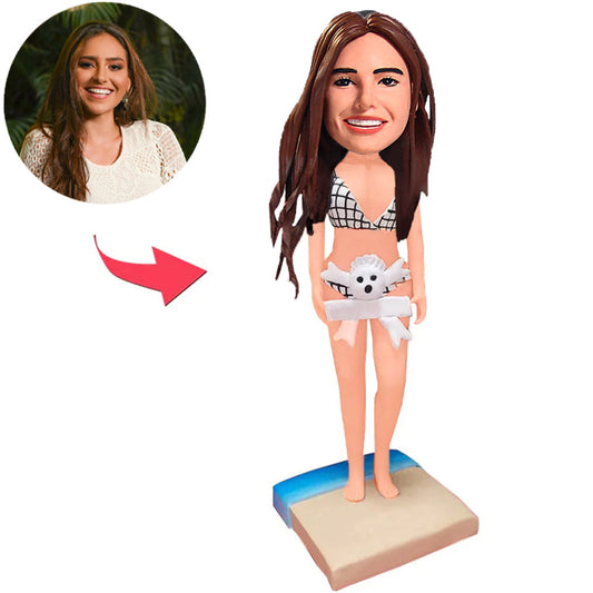 Skull Panties Sexy Woman Custom Bobbleheads