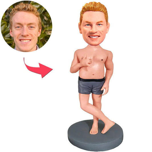 Shirtless Man Custom Bobbleheads