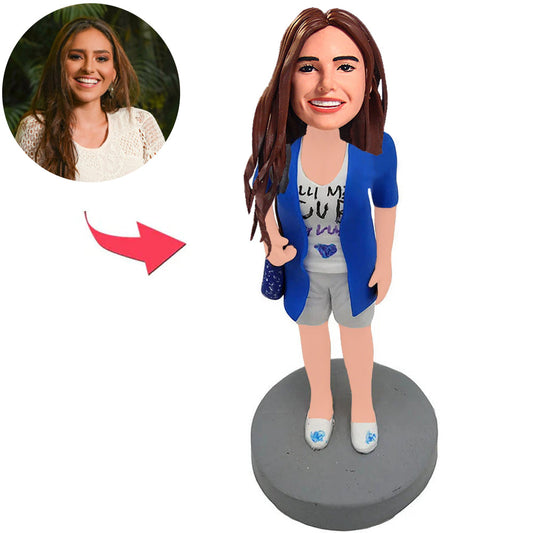 Sexy Fashion Modern Girl Custom Bobbleheads