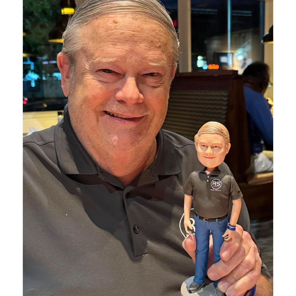 Retirement Gift Fully 1 Person Custom Bobbleheads